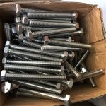 310s / 1.4845 ځانګړي سټینلیس سټیل فاسټینرز هیکس بولټ نټ واشیر m24 * 80mm