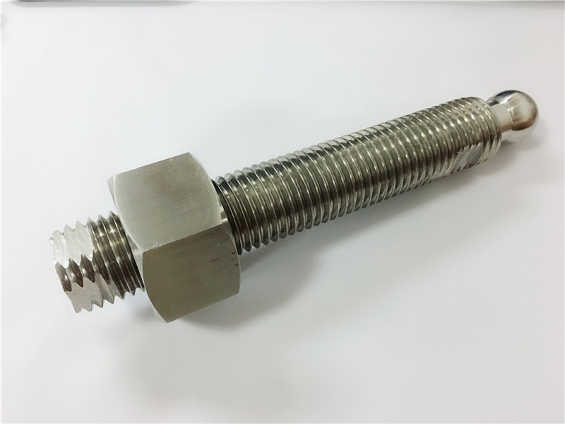 دودیز شوي د لوړ کیفیت سي این سي قات د ټایټیمیم بال سټډ فاسټینرونه بدلول